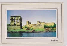 Postcard General view of Isis Temple at Philae Aswan Egypt picture