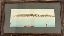 Quebec from Levis photochrome Lithograph Antique Detroit Photographic Co 23x13 picture