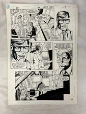 The Web #10 DC Impact Comics 1992 Original Comic Book Storyboard Art Page #5 picture