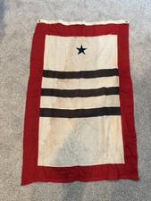 Double Quota Star 1917–1919 WWI Third Liberty Loan Campaign Flag Cotton 31X50 picture