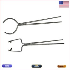 LSMIITTH Crucible Tongs Set for 12KG/15KG/16KG Crucibles - 24 Inches picture