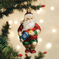 Pickleball Santa Ornament picture
