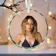 Nicole Richie Christmas Ornament, Celebrity Fan Holiday Gift, Acrylic or Glass picture