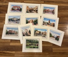 11 Disney Epcot Pavilion Prints  Signed By Larry Dotson 2006-4 Personalized picture