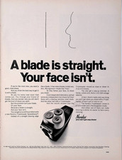 1968 Norelco Tripleheader Shaver Vintage Shaving Print Ad Life Nov 15 picture