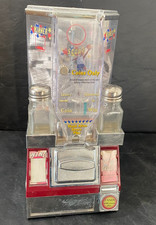 Table Top Candy Machine Dispenser game Basketball Coin Shooter vintage Gumball picture