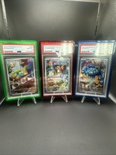 2023 Pokemon SEQUENTIAL Charmander Squirtle Bulbasaur JP SVG 050 051 052 PSA 10 picture