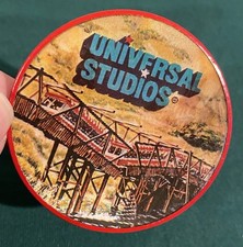 Vintage Universal Studios Lenticular Pinback Button Made in Japan Tram Tour picture