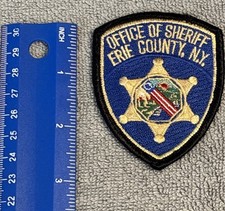 OFFICE OF SHERIFF ERIE COUNTY NY HAT/UNIFORM SMALL PATCH 3