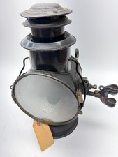 DIETZ UNION Driving Lamp Railroadiana Lantern Black Vintage Metal Railroad picture