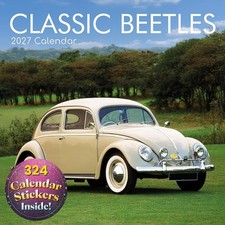 2027 Square Wall Calendar-Classic Beetles 12 x 12 Inch Monthly View, 16-Month picture
