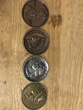 Vintage Jumbo Metal Replica Coin Lot 3