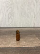 Vintage Anchor Hocking Small Brown Glass Medicine Bottle Apothecary picture