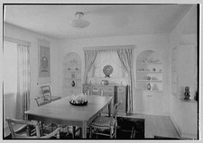 Hollywood Florida 1930s Mrs E V Willett Dining Room Interior Residence picture