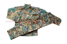 Rare Genuine Panama Woodland Digital Camo Camo ACU Uniform Top & Pants MR~LR picture