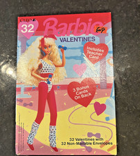 💗 Vintage Barbie Valentine’s Day Cards – NIB – 32 Cards + Bonus – Classroom Exc picture