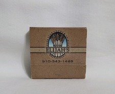 Vintage Elijah's Pilot House Restaurant Matchbook Wilmington NC Advertising Full picture