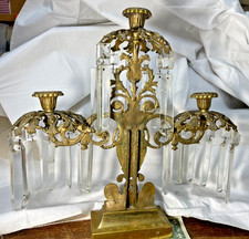 Victorian Candelabra w/ Crystals 14