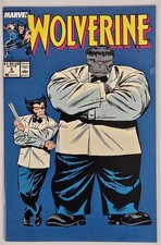 Vintage Marvel Comics Wolverine #8 (1989), Iconic Gray Hulk / Joe Fixit Cover picture