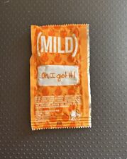 *ULTRA RARE* Factory Sealed EMPTY DEFECTIVE Taco Bell Mild Sauce Packet. 1/1 picture