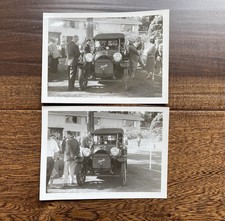 Hupmobile Antique Car Pebble Beach Mid Century Luxury Car Show 2 Vintage Photos picture