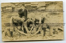 Ultra RARE 1908 Real Photo Coal City Indiana Postcard Football Team Near Spencer picture