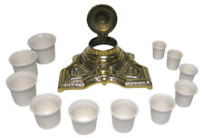 WHITE Ceramic Inkwell insert Porcelain inkpot inkwell liner choice of 11 sizes  picture