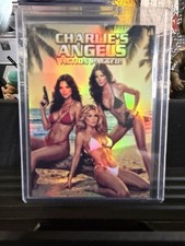 Charlie’s Angels CUSTOM Novelty Refractor Art Card. picture