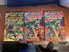 Giant-Size Super-Villian Team Up 1 ,2 & 2    LOT of (3)  see description picture
