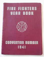 1941 Michigan Fire Fighters Association Year Book Ninth Annual Convention Book picture