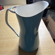 Dansk Kobenstyle turquoise pitcher~JHQ~early 4 Ducks mark~Danish Modern~Pristine picture