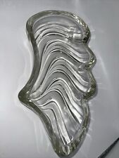 Vintage Kromex Lazy Susan Replacement Swirl Glass Dish Insert Trays Good Cond picture