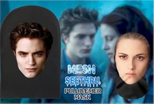 Twilight Vampire 2x Mask Edward & Bella Couples Halloween Costume Cosplay Party picture