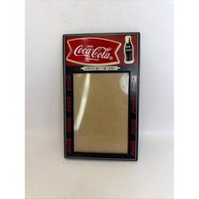 Vintage Coca-Cola Special To-Day Picture Frame 3D Bottle Logo 4x7 Black Red picture
