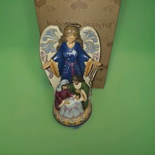 Jim Shore 2015 HOPE IS BORN ON CHRISTMAS MORN Angel Nativity Scene  picture