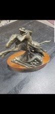 1963 Bronze Sculpture “The Charger” by Avard Fairbanks~Chevrolet Sales Award picture