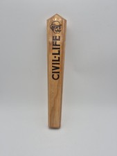 The CIVIL LIFE Brewing Company-St Louis, MISSOURI Brewery RARE Wooden Tap Handle picture