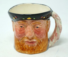 Vintage Lancaster Sandland Bluff King Hal Toby Mug English Ware Pottery 3 inch picture