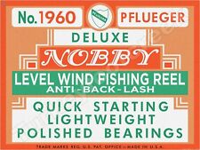 Pflueger Deluxe Nobby Level Wind Fishing Reel 18