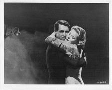 Indiscreet vintage 8x10 inch photo Ingrid Bergman hugs Cary Grant picture