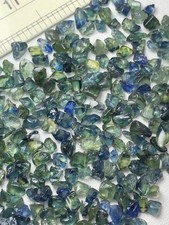 41 Gram /Rough Teal Bicolor Sapphire From Africa Mine, Ready For MM Size Cutting picture