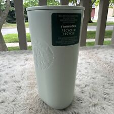 Starbucks Recycled Stainless Steel Hot Cup Tumbler NEW 2023 Triangle 12 Oz picture