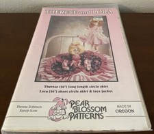 Pear Blossom Patterns “Therese And Lora” Doll Pattern 26” Doll & Clothes Pattern picture