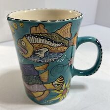 PENZO Zimbabwe Cup Hand Made & Painted in Africa 2004 Vintage Fish picture