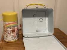 Vintage Collectible 1985 Care Bear Cousins Metal Lunch Box & Thermos New Unused picture
