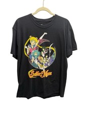 Sailor Moon T-Shirt Black 2XL Anime Logo Vintage Official Merchandise picture