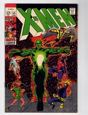 X-MEN #55 7.0 HIGHER GRADE NEAL ADAMS 1969 OFF-WHITE PAGES picture