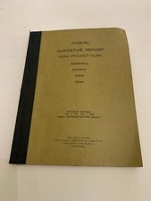 1934 Narrative Annual Report Home Demonstration Agent Marshall County Iowa picture