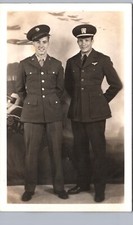 AIR FORCE MEN UNIFORMS fort sill ok real photo postcard rppc oklahoma picture