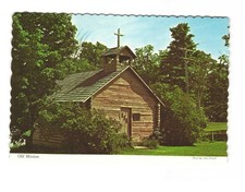 Old mission, Old Mission Peninsula north of Traverse City MI VTG postcard Unp picture